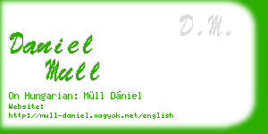 daniel mull business card